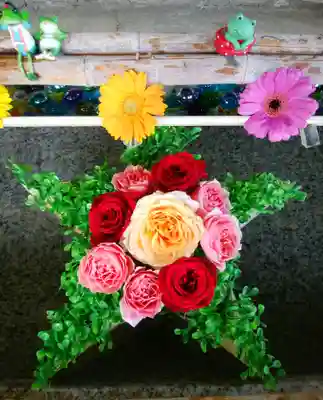 星置神社の手水舎