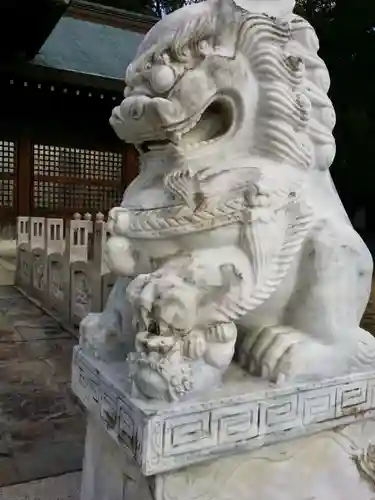 熊本縣護國神社の狛犬