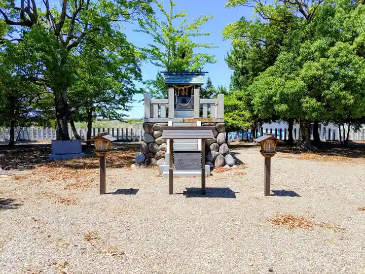 鍋田神明社の本殿・本堂