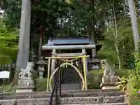 日光大室高龗神社の鳥居