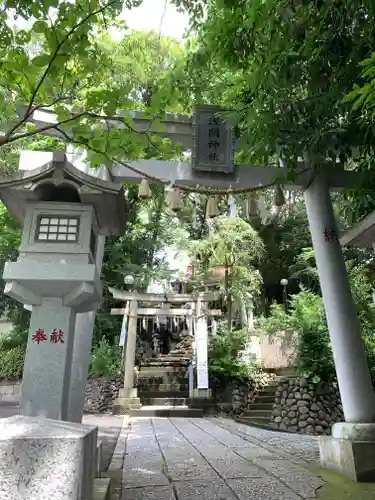 多摩川浅間神社の鳥居