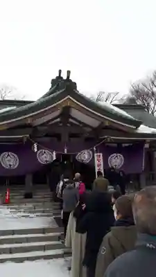 札幌護國神社の初詣
