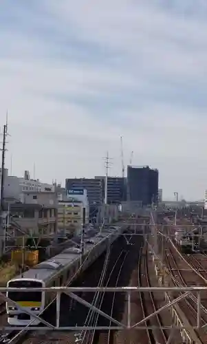 上平井天祖神社の周辺