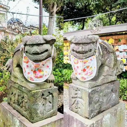 菊田神社の狛犬