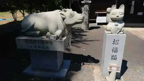 国片主神社の狛犬