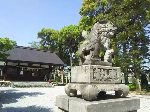 御裳神社の狛犬