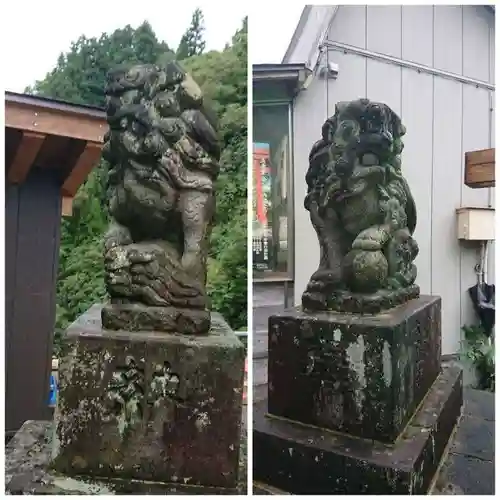 高龍神社の狛犬