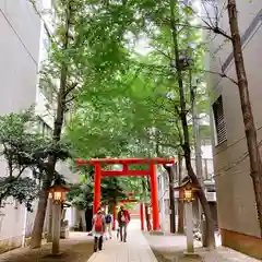 花園神社の鳥居