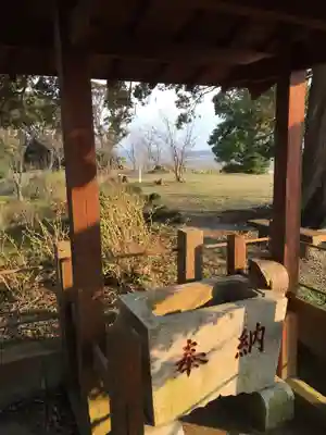 鏡峯神社の手水舎