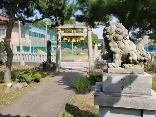 大坪神社の狛犬