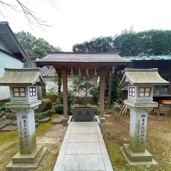 加波山普明神社の手水舎