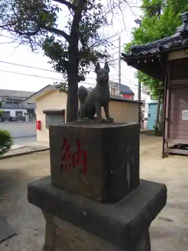 古新田稲荷神社の狛犬