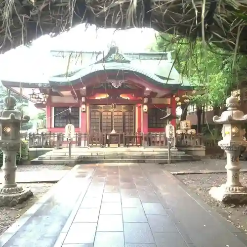 市谷亀岡八幡宮の本殿・本堂