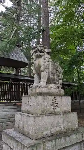 帯廣神社の狛犬