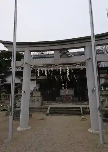 比佐豆知神社の鳥居