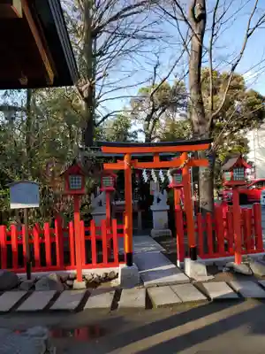 新田神社の鳥居