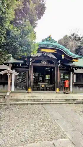 白金氷川神社の本殿・本堂