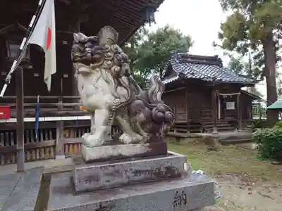 曽根神社の狛犬
