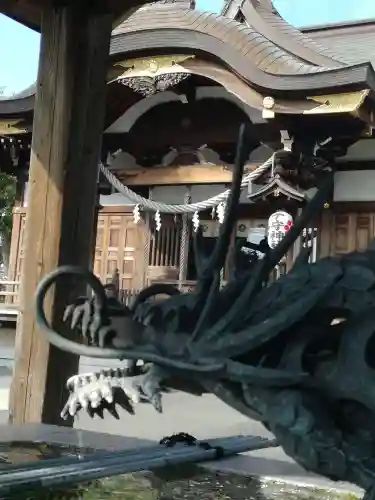 子守神社の手水舎