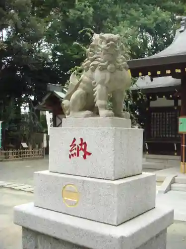 新田神社の狛犬