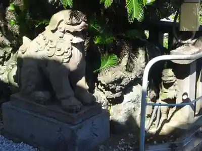 叶神社 (西叶神社)の狛犬