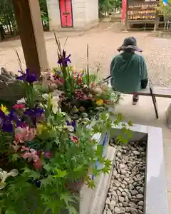 滑川神社 - 仕事と子どもの守り神の手水舎(2021年05月27日(木) 05時26分50秒投稿)