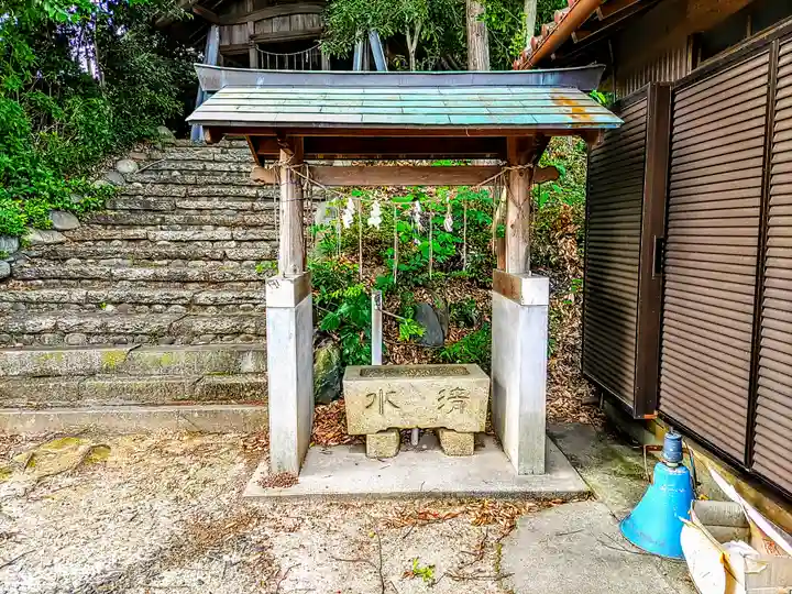 神明社(山新田神明社)の手水舎