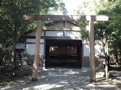 下外城田神社の鳥居