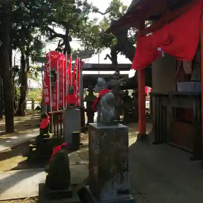 森稲荷大明神の狛犬