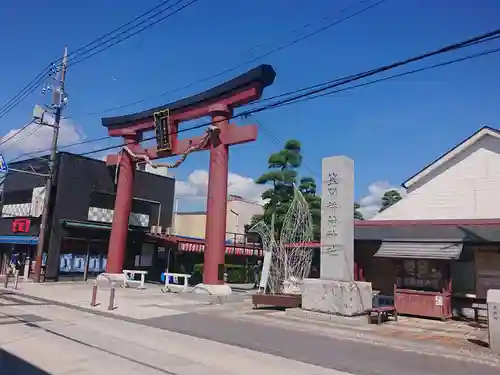 笠間稲荷神社の鳥居