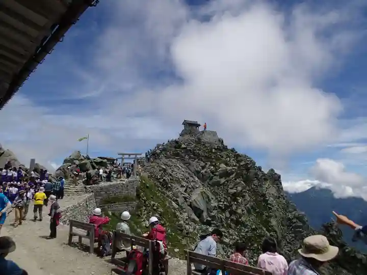 雄山神社峰本社の自然