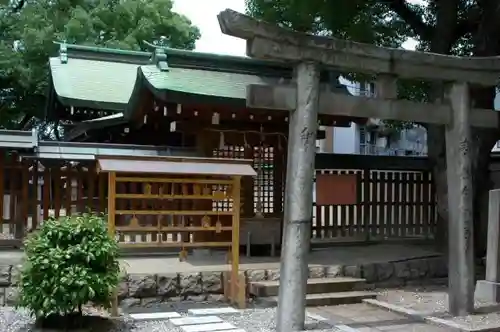 難波大社　生國魂神社の鳥居