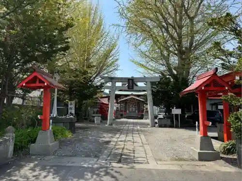 函館厳島神社の鳥居