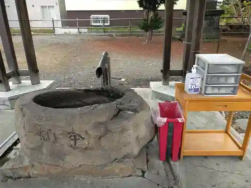 札幌村神社の手水