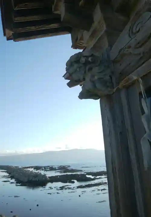 美谷稲荷神社の景色