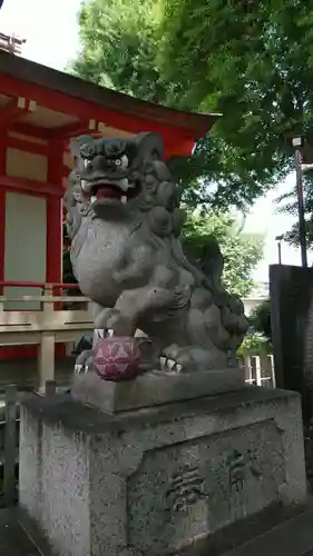 戸部杉山神社の狛犬