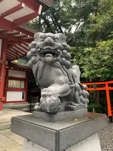 來宮神社の狛犬