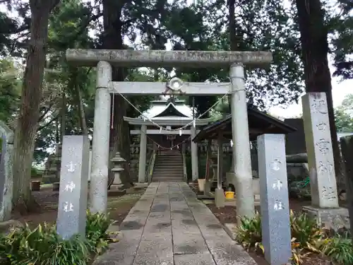 樋口雷神社の鳥居