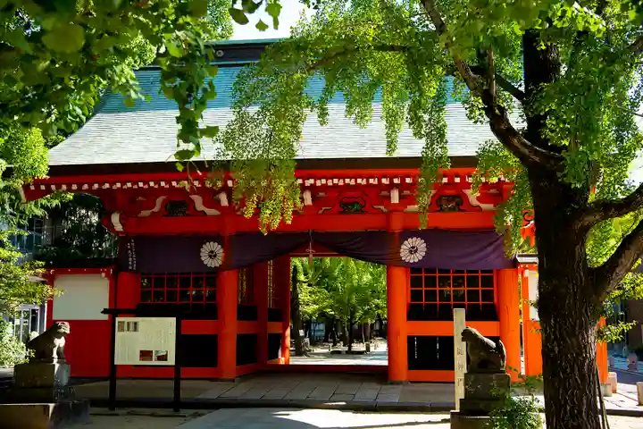 葛飾八幡宮の山門・神門