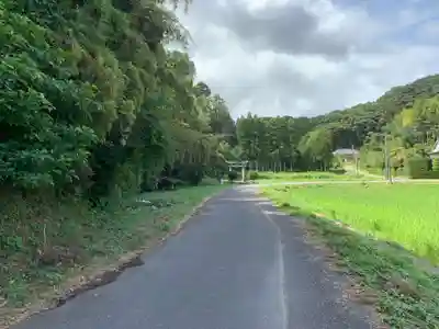 白山神社の周辺
