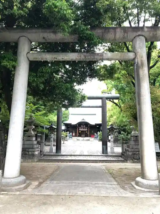 溝旗神社(肇國神社)の鳥居