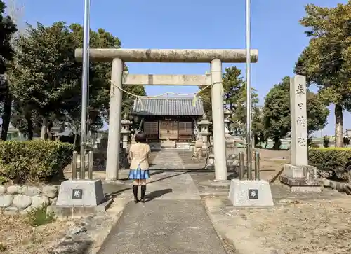 春日神社 (深池町)の鳥居