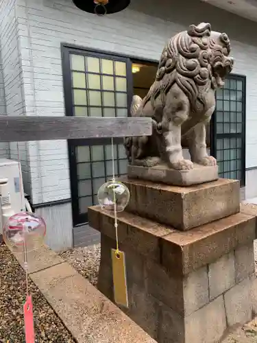 南宮宇佐八幡神社（脇浜神社）の狛犬
