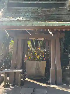 富知六所浅間神社の手水舎