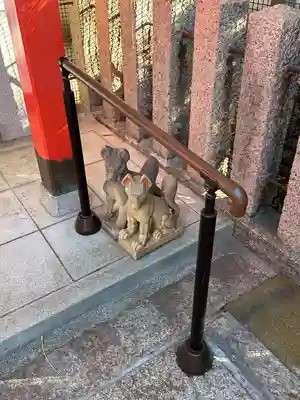 素盞嗚神社の狛犬