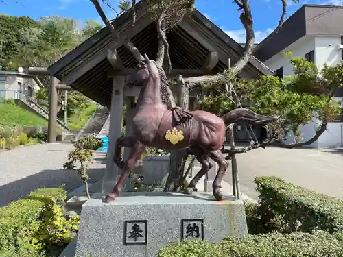 浦河神社の狛犬