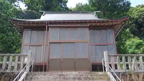 宇波西神社の本殿・本堂