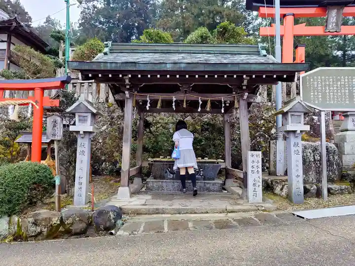 墨坂神社の手水舎