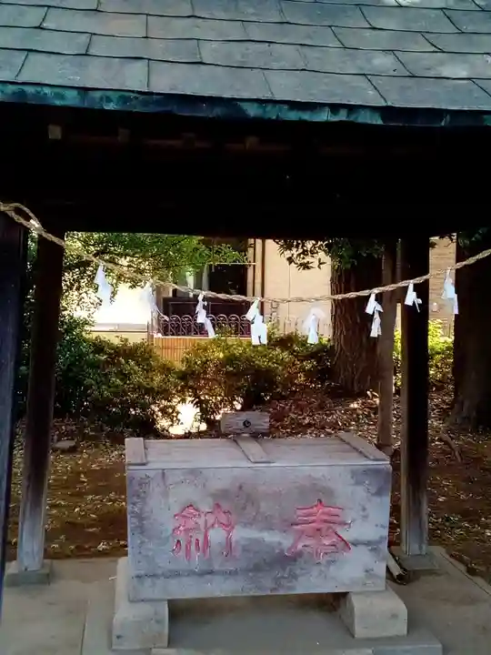 駒林八幡神社の手水舎