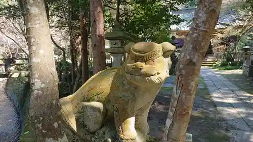 五所駒瀧神社の狛犬